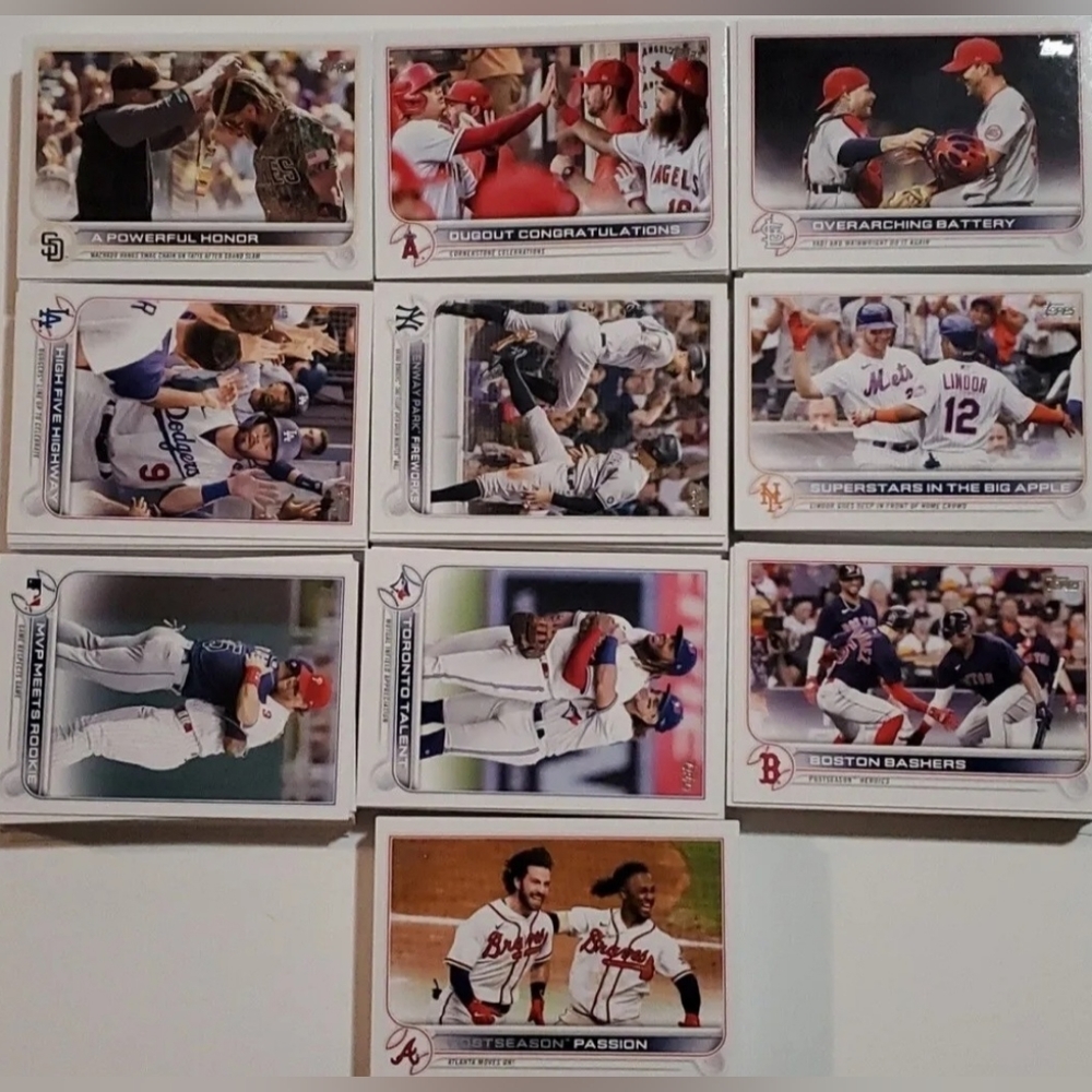 Topps 2022 Baseball MLB Sports Trading Card Complete Set - 660 Cards